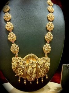 Temple Jewellery Set by NAC Jewellers - Indian Jewellery Designs