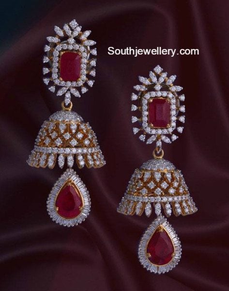 diamond_ruby_jhumkas