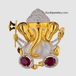 Diamond Ganesh Pendants - Jewellery Designs