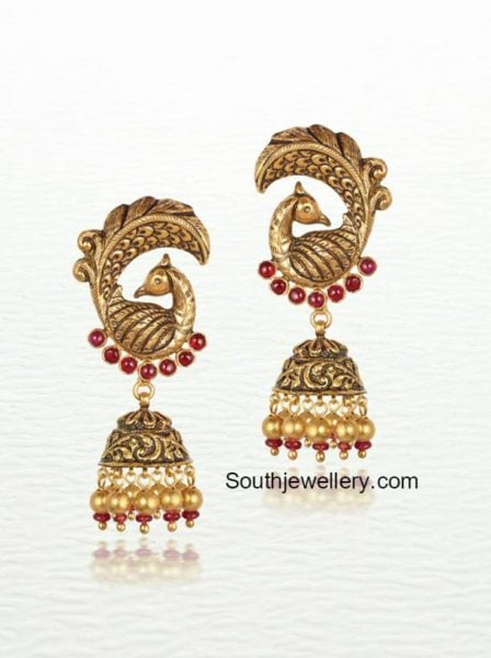 peacock_nakshi_jhumkas