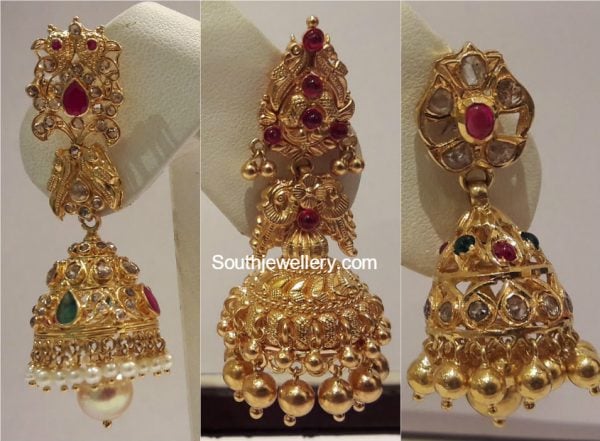 gold-jhumkas-models