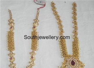 Antique Gold Pacchi Necklace Models