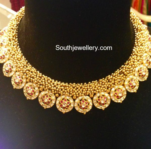 gold-gajjalu-kundan-necklace