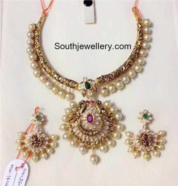 antique kanthi necklace