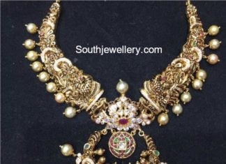 22 carat gold new model necklace