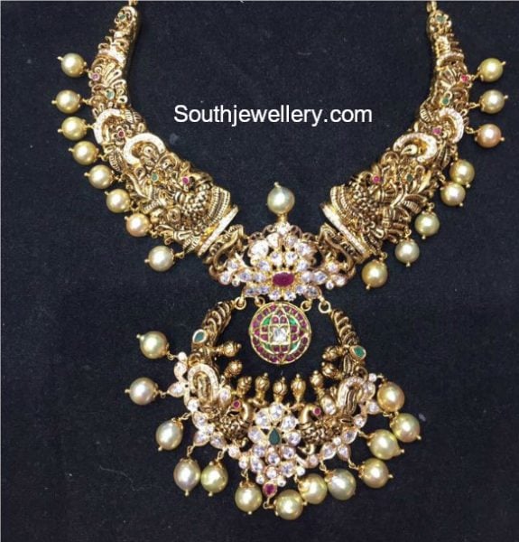 22 carat gold new model necklace