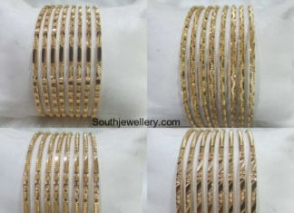 thin gold bangle designs