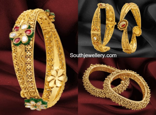 bangle designs by khazana jewellers