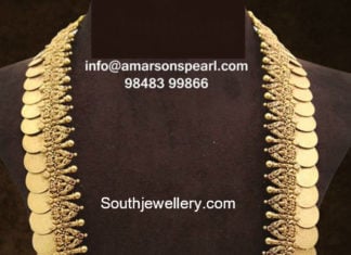 plain gold kasu mala