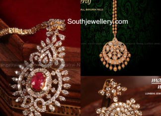 diamond maang tikka designs