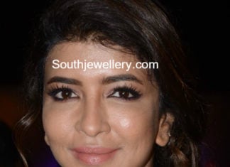 lakshmi manchu diamond necklace