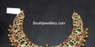 uncut diamond necklace