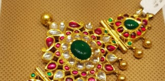 kundan choker plus bajuband