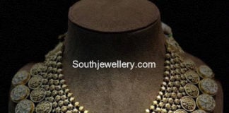 uncut diamond kundan necklace