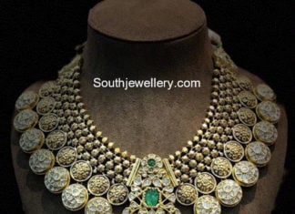 uncut diamond kundan necklace