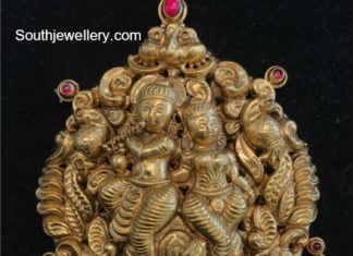 radha krishna pendant