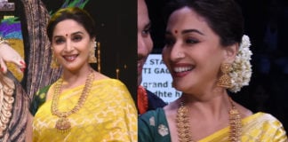 madhuri dixit traditional gold jewellery