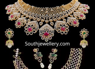 vaibhav jewellers diamond necklaces