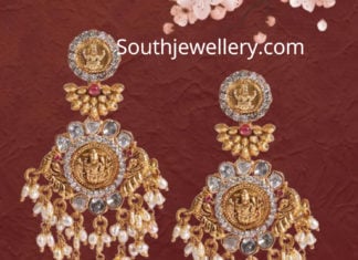 lakshmi pearl earrings