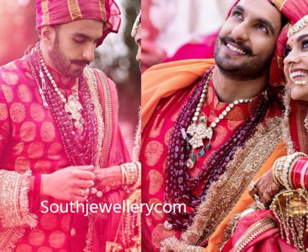 ranveer singh wedding jewellery 