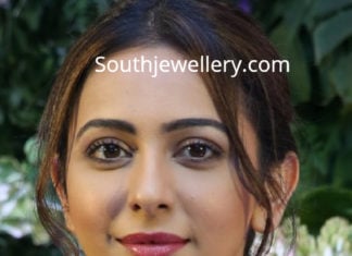 rakul preet singh polki diamond choker