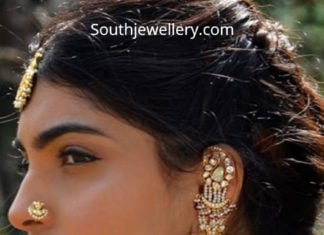 Polki diamond earrings polki diamond earrings