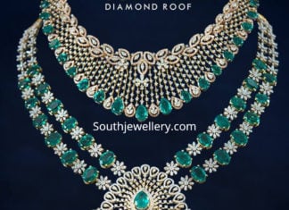 diamond emerald necklace haram