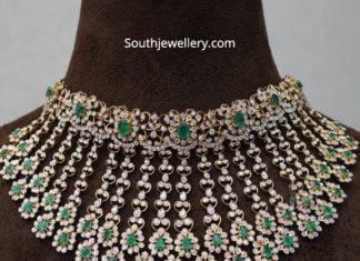 diamond emerald necklace