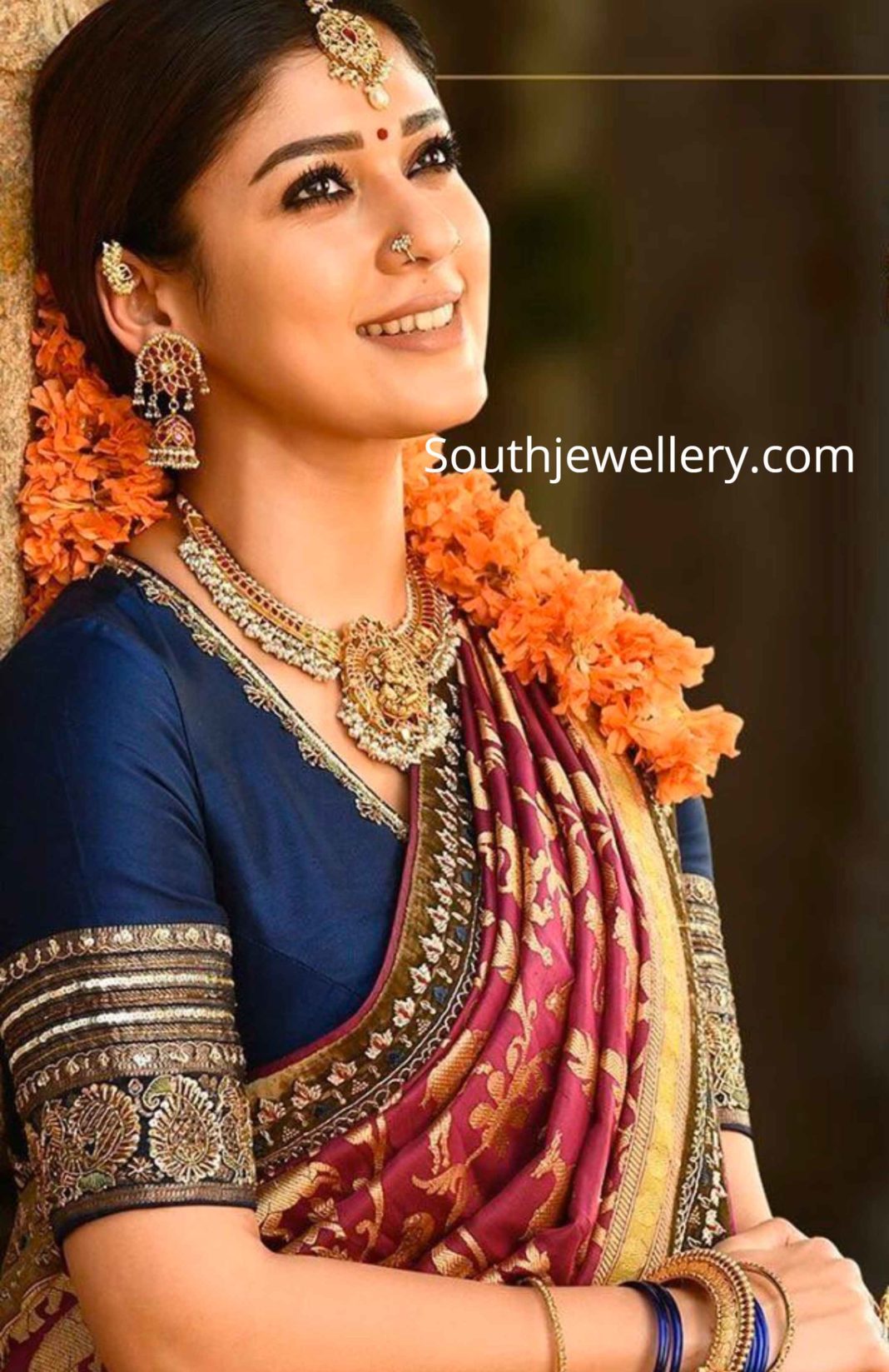 Nayanthara jewellery in Sye Raa Narasimha Reddy - Indian Jewellery Designs