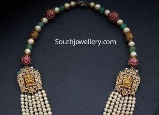 south sea pearl mala with side pendants