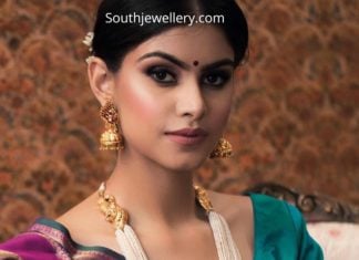 PEARL HARAM WITH LAKSHMI PENDANT