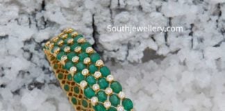 emerald diamond bangles