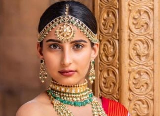 polki emerald jewellery set by jatin mor jewellers (2)