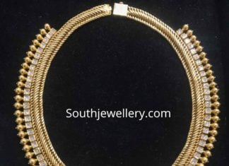 antique gold link necklace