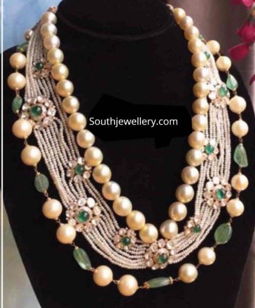 multi strand pearl necklace