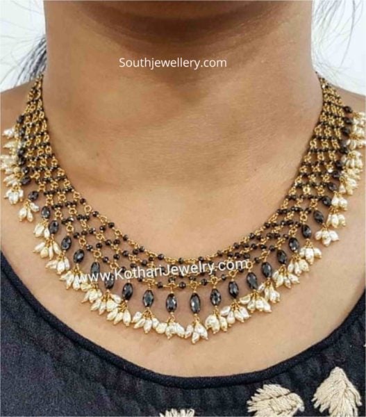 diamond diamond mangalsutra necklace