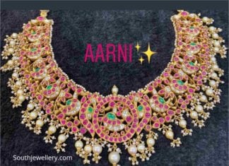 kundan peacock necklace (1)