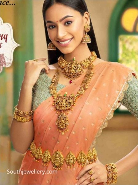 Bridal temple jewellery set - Indian Jewellery Designs