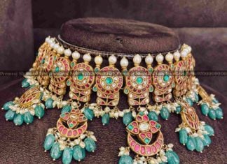 kundan choker psj