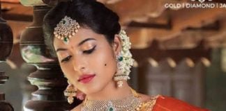 diamond emerald bridal jewellery set