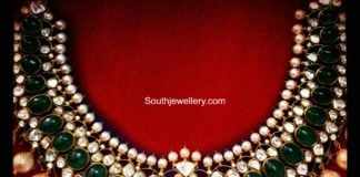 polki emerald necklace