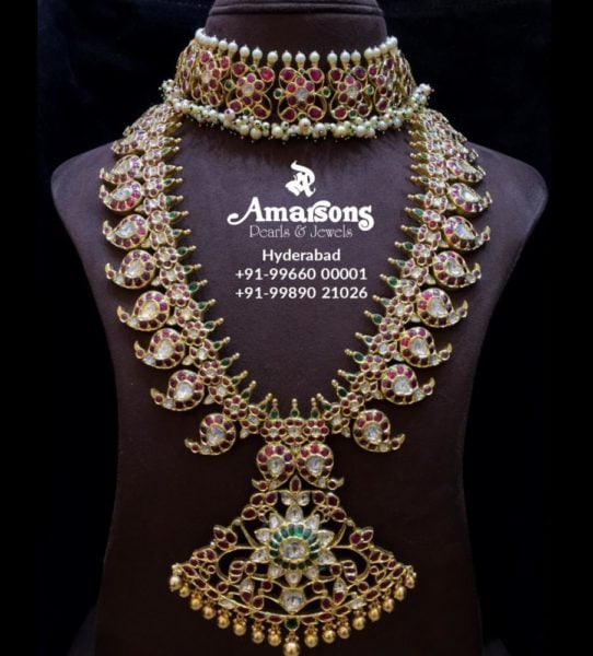 kundan choker and kundan mango haram