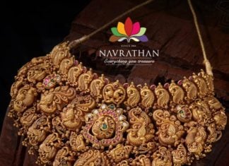 peacock nakshi bridal choker