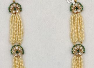 pearl haram with polki pendant (1)