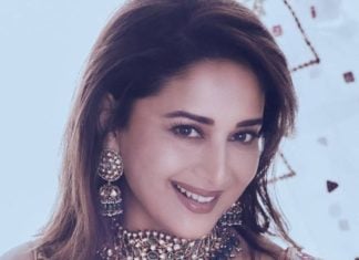 madhuri dixit in polki choker and earrings (1)