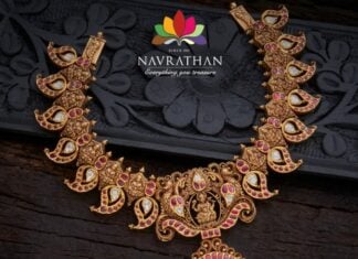 kundan mango nekclace