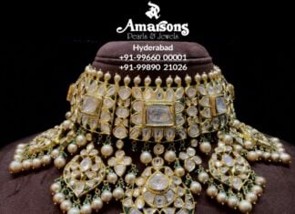 polki diamond choker (1)