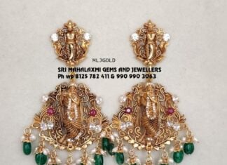 lord krishna earrings