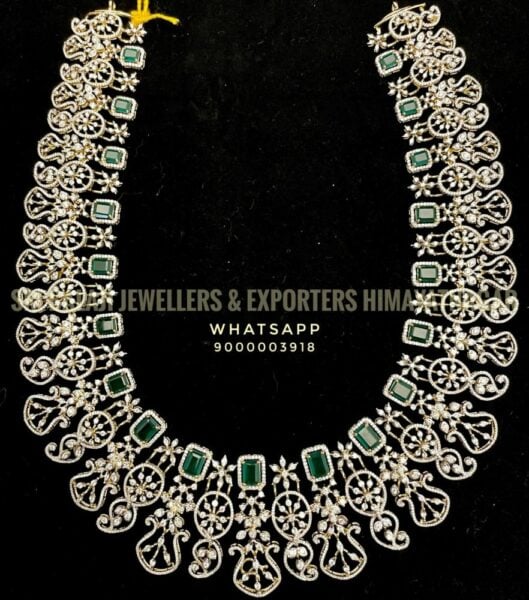 diamond and emerald necklace (5)