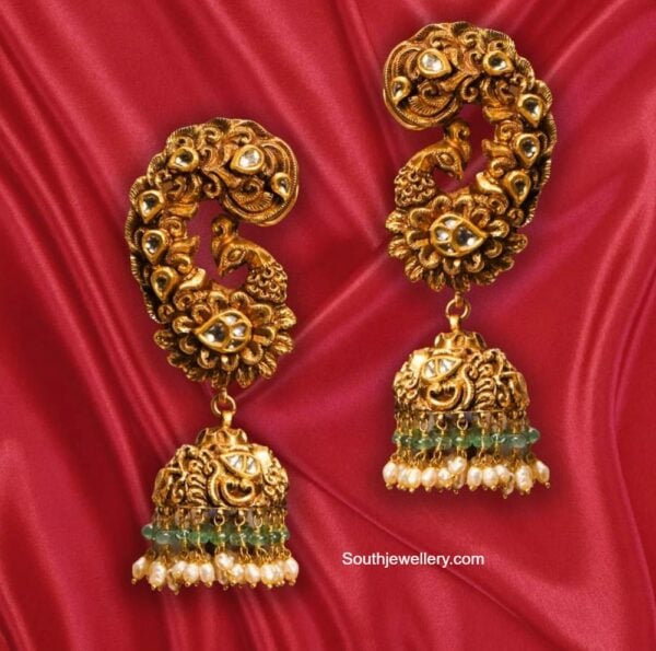 gold jhumkas ananth diamonds